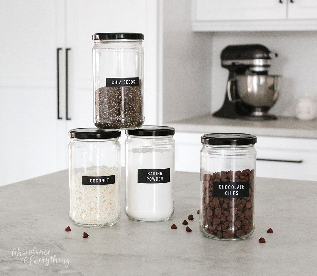 FREE Labels to Organize your Pantry - Abundance of Everything