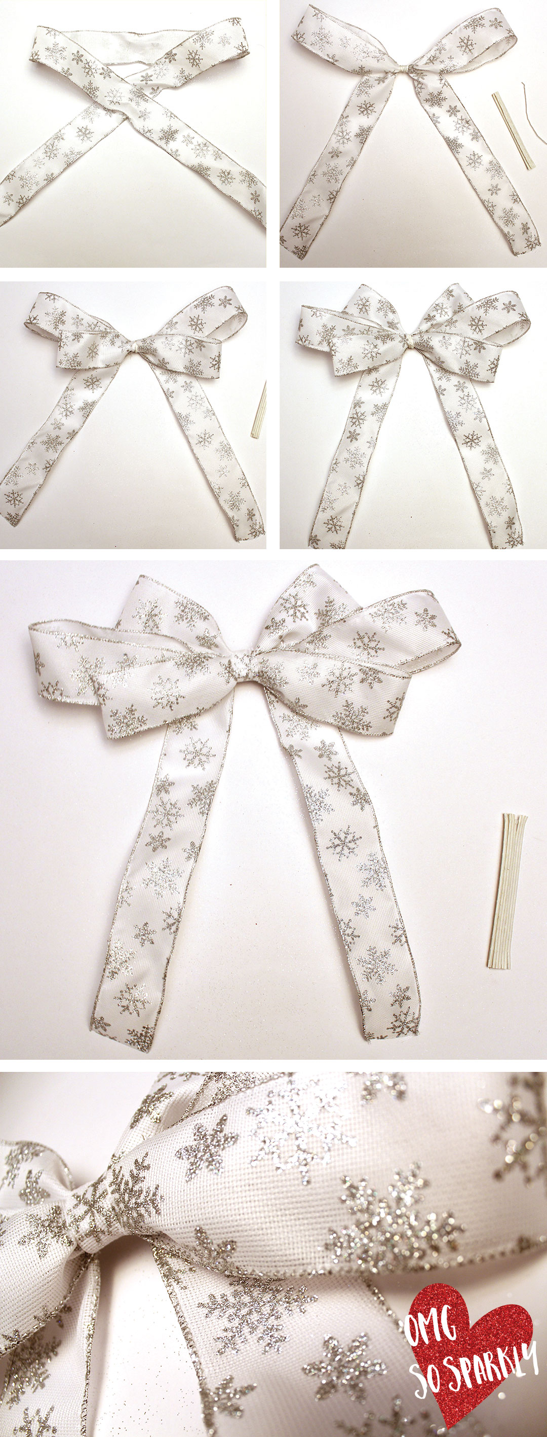 how to make the bow for your wreath