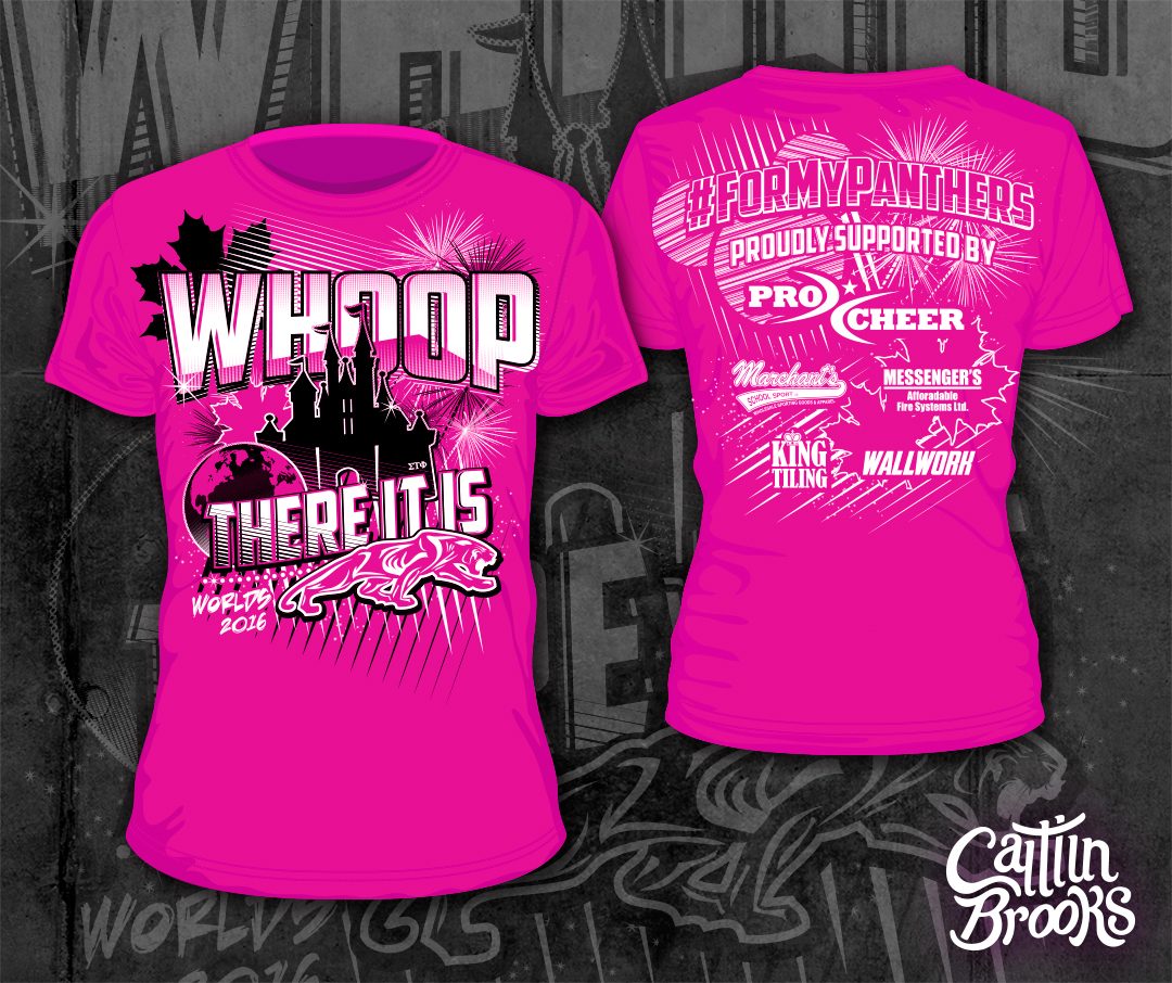 Ultimate Canadian Cheer Worlds 2016 t-shirt