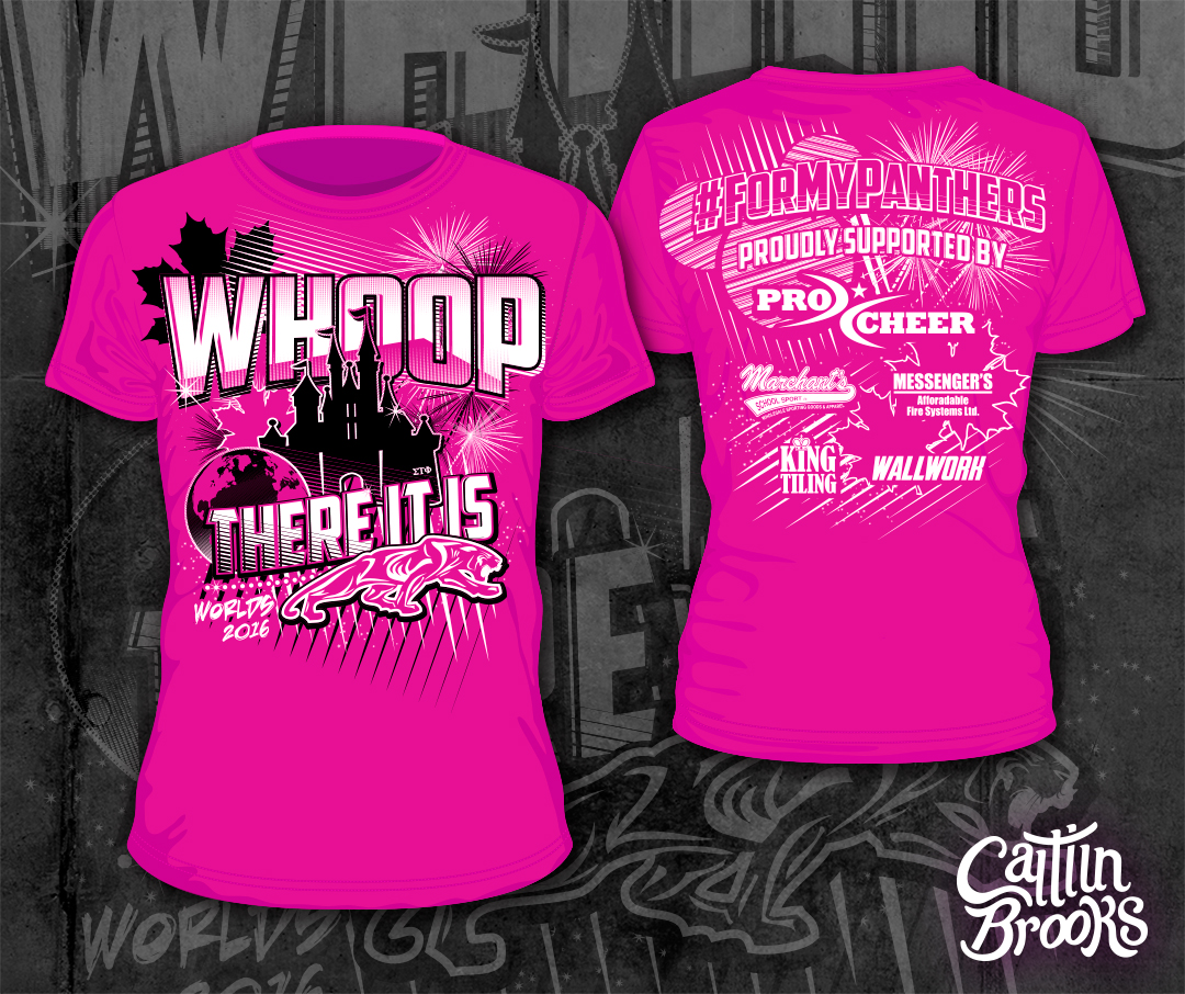 T-Shirt Designs for The Cheerleading Worlds 2016 Competition - Abundance of  Everything