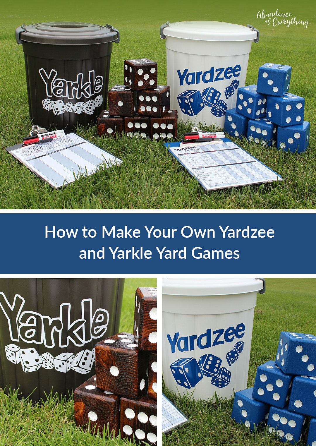 Yardzee and Farkle Yard Games