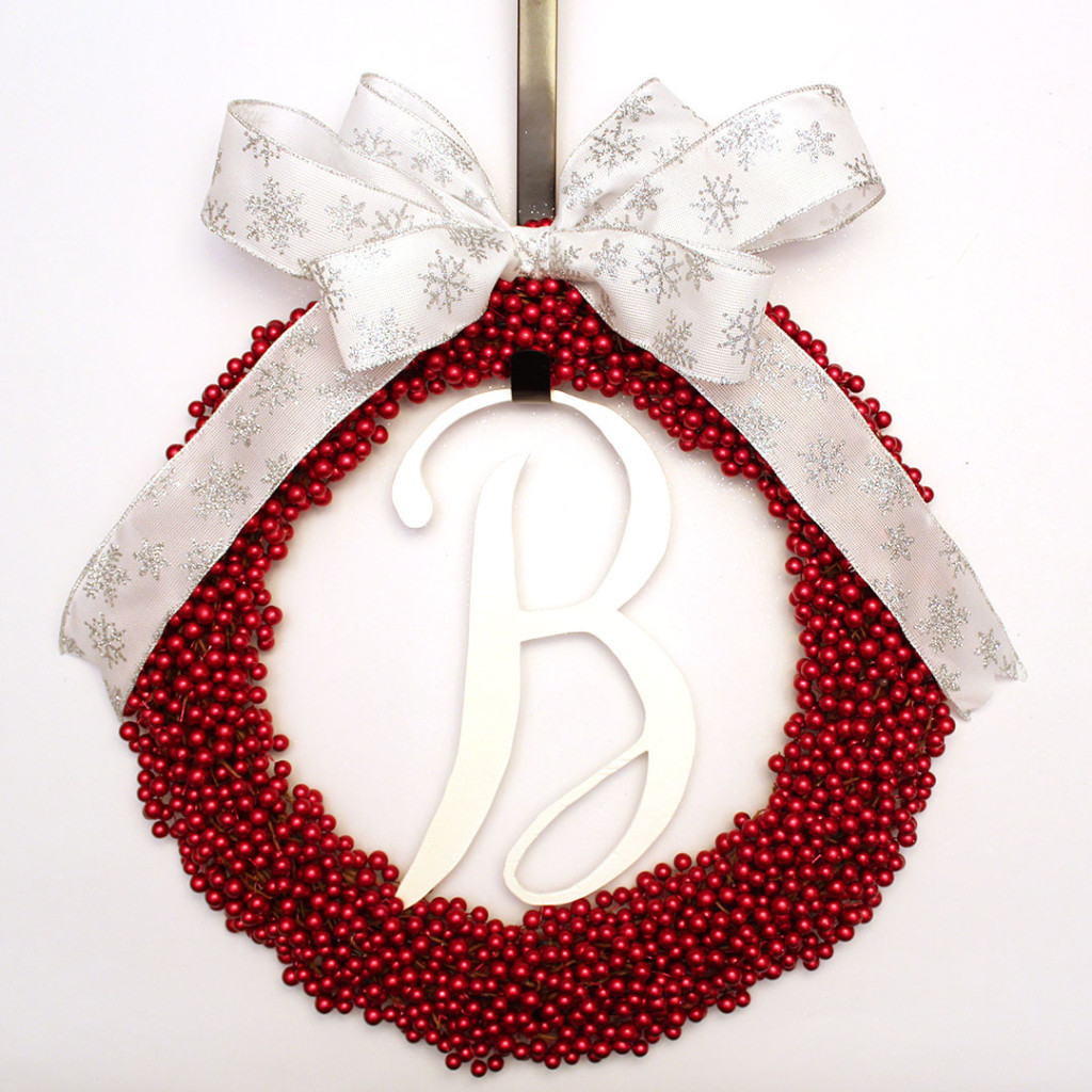 completed wreath