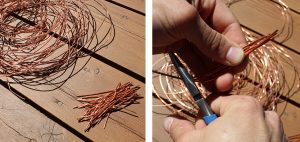 Step 2 Cut your wire pieces