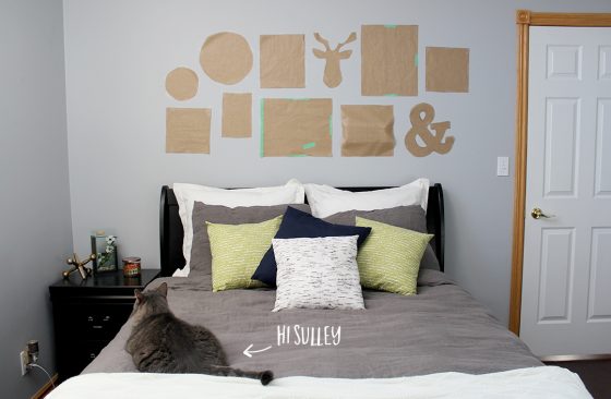 plan your gallery wall first